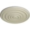 Ekena Millwork Carton Ceiling Medallion (For Canopies up to 3 3/4"), Hand-Painted Clear Yellow, 17 3/4"OD x 1 3/8"P CM18CACYF - alternate 3